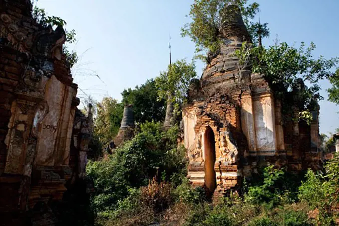 Ruins of temples, Myanmar