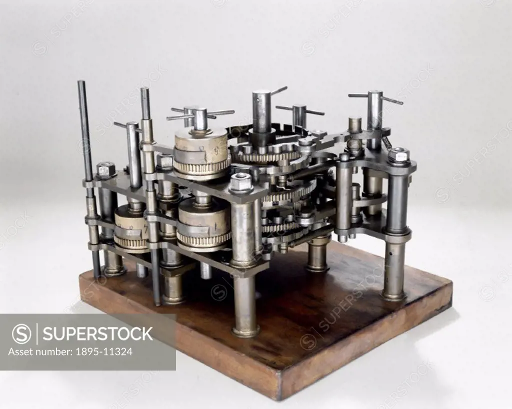 This model of Difference Engine No 1 was built by Henry Prevost Babbage (1824-1918) from the designs of his father, British computing pioneer Charles ...