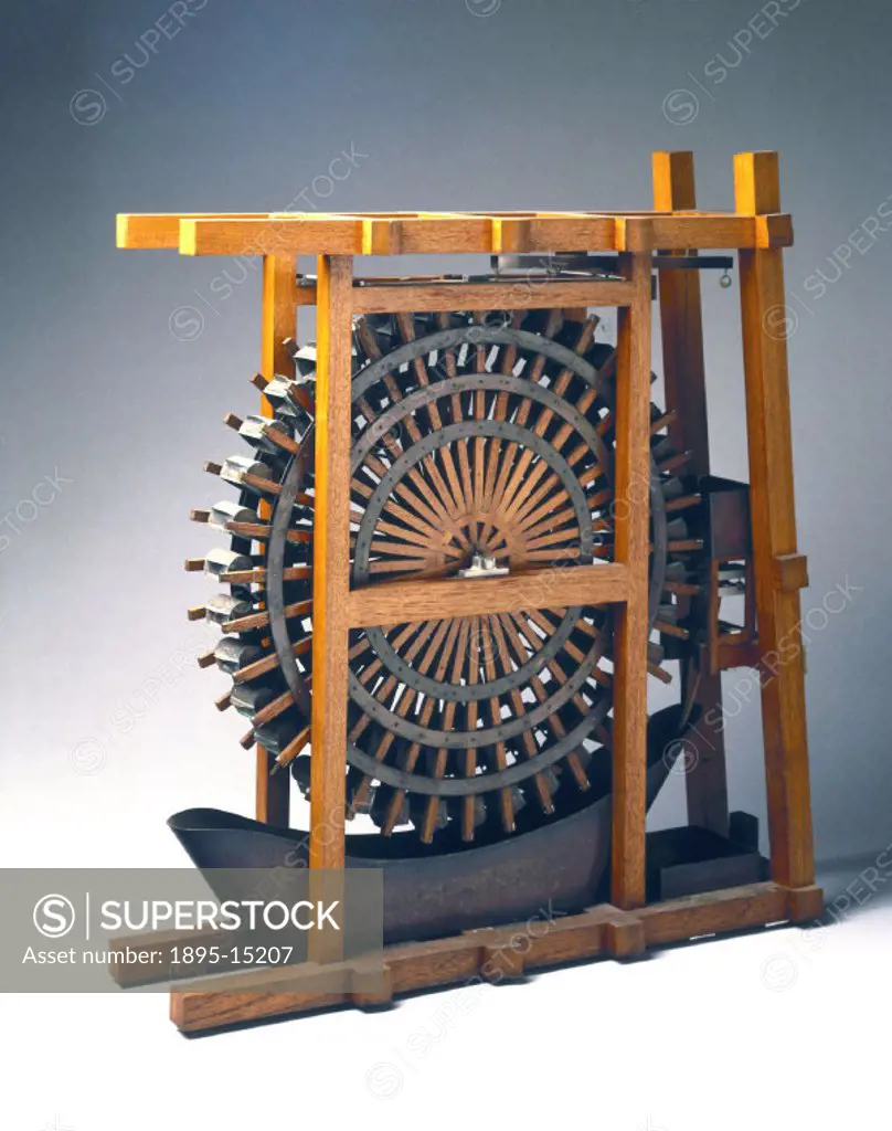 Working model (scale 1:6). The original was used in Su Song´s astronomical clock-tower of 1088. Su Song (1020-1101) was a Chinese astronomer and inven...