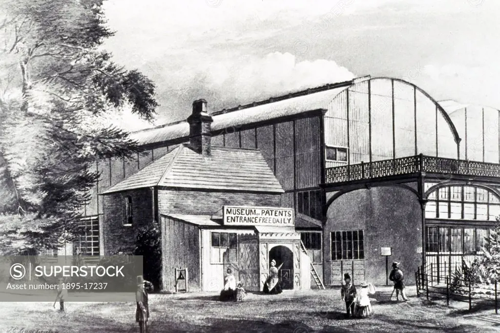 Entrance to the Patent Museum, 1863.In 1884 the Patent Museum passed on its stock of patent models to the science collections at the South Kensington ...