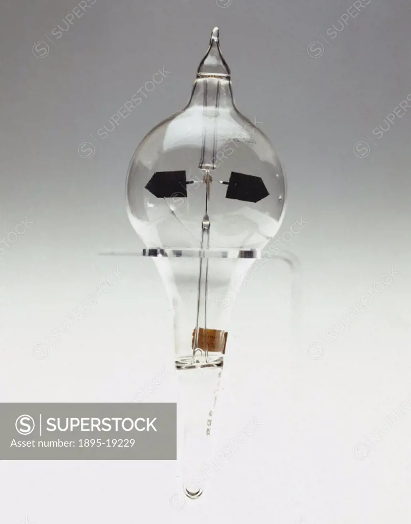 William Crookes (1832-1919) devised the radiometer in 1875 while investigating the behaviour of hot bodies in a vacuum. This example was made in Crook...