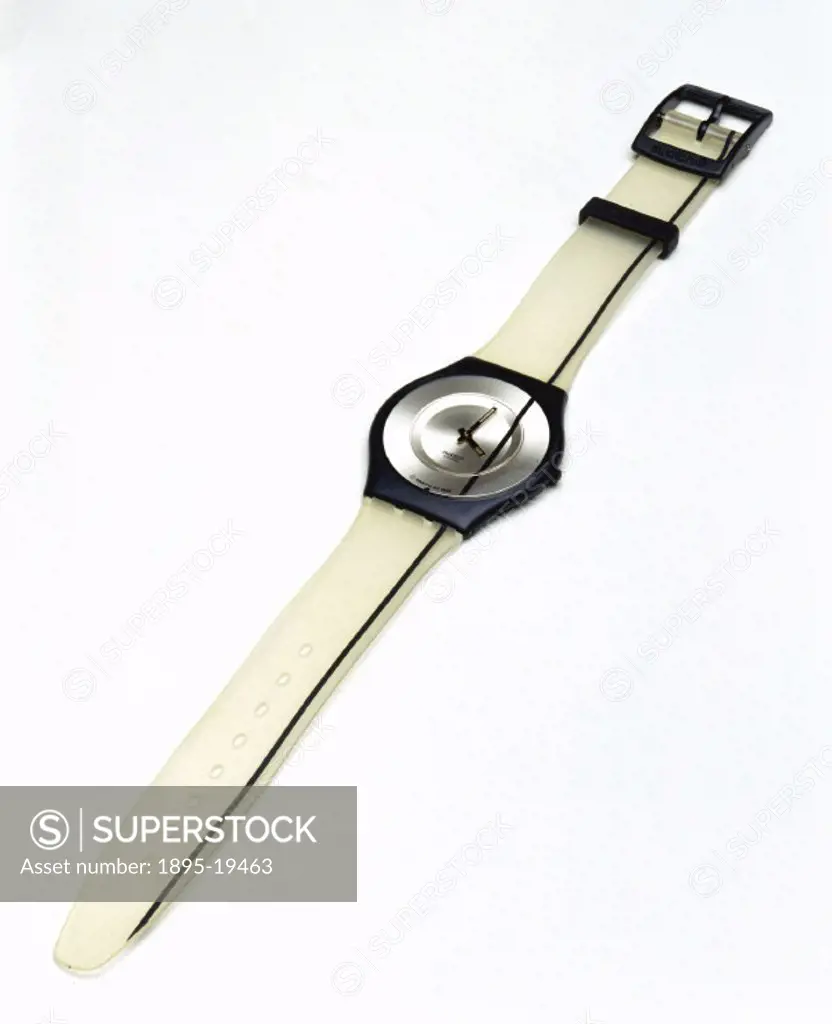 At the time of manufacture, the Swatch SKIN was the world´s thinnest plastic watch, in a case just 3.9mm thick. Throughout watchmaking history, advanc...