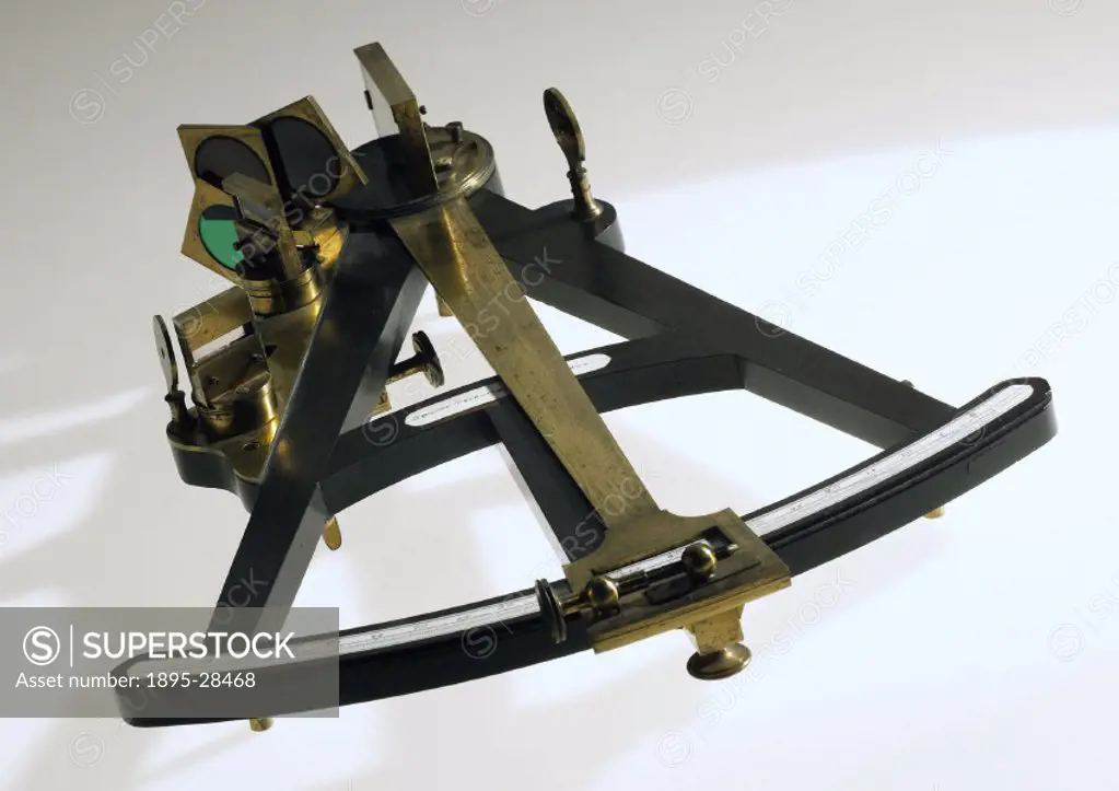 Quadrants were used for calculating the position of a ship at sea. This example was made by Spencer, Browning and Rust of London.