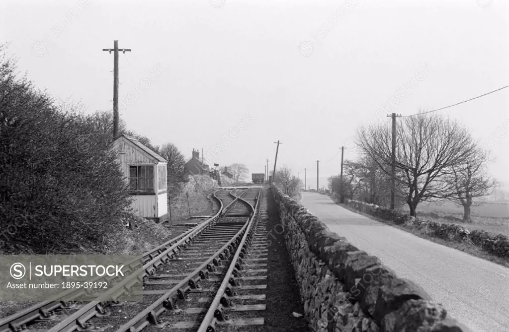 Incline on the Cromford & High Peak Railway, Derbyshire, by Selwyn Pearce-Higgins, 1967.  The C&HPR opened in 1830, and was one of the earliest railwa...