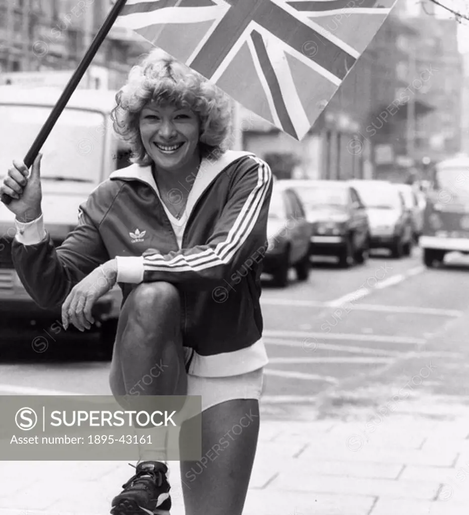 Olympic athlete Shirley Strong at Kendalls store, to open a sports department and help raise money for the Olympic appeal. Strong won the 100 metres h...