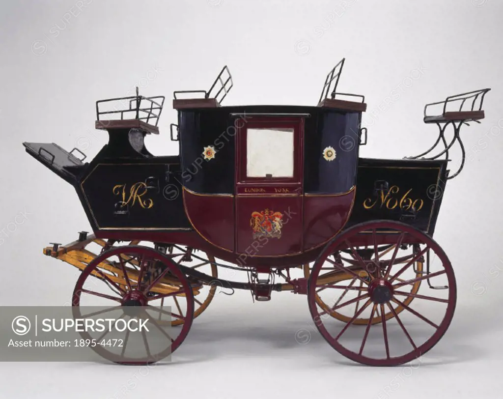 Model (scale 1:10). The improvement in the road network in the mid 18th century led to the introduction of the mail coach in 1784, providing a combine...