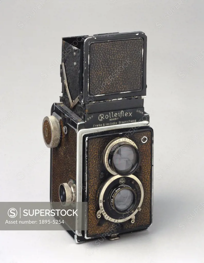 The Rolleiflex camera, introduced by Franke and Heidecke in 1928, was the first of the modern twin lens reflex (TLR) cameras and one of the most influ...