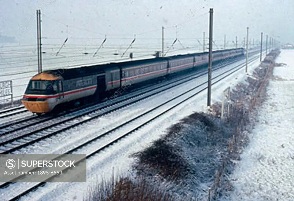 Intercity 125 High Speed Train at Overton on the East Coast Main Line.