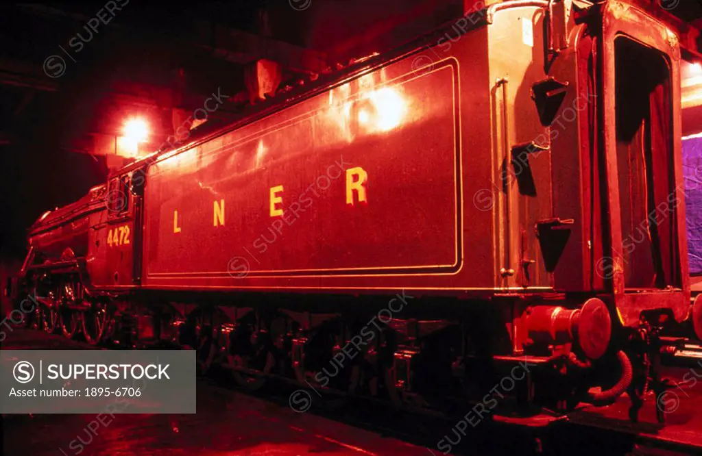 Flying Scotsman’, LNER Class A3 4-6-2 steam locomotive, no 4472. View of tender.