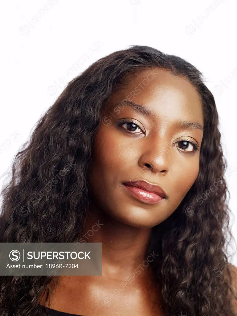 Portrait of an African Woman  Studio Shot