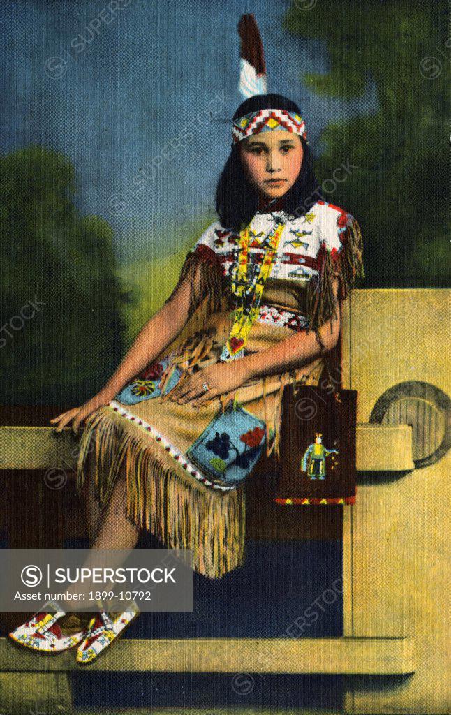 Sioux Indian Girl Ca 1945 Usa Princess Two Star Eagle Sioux Indian Girl Age 11 From The 