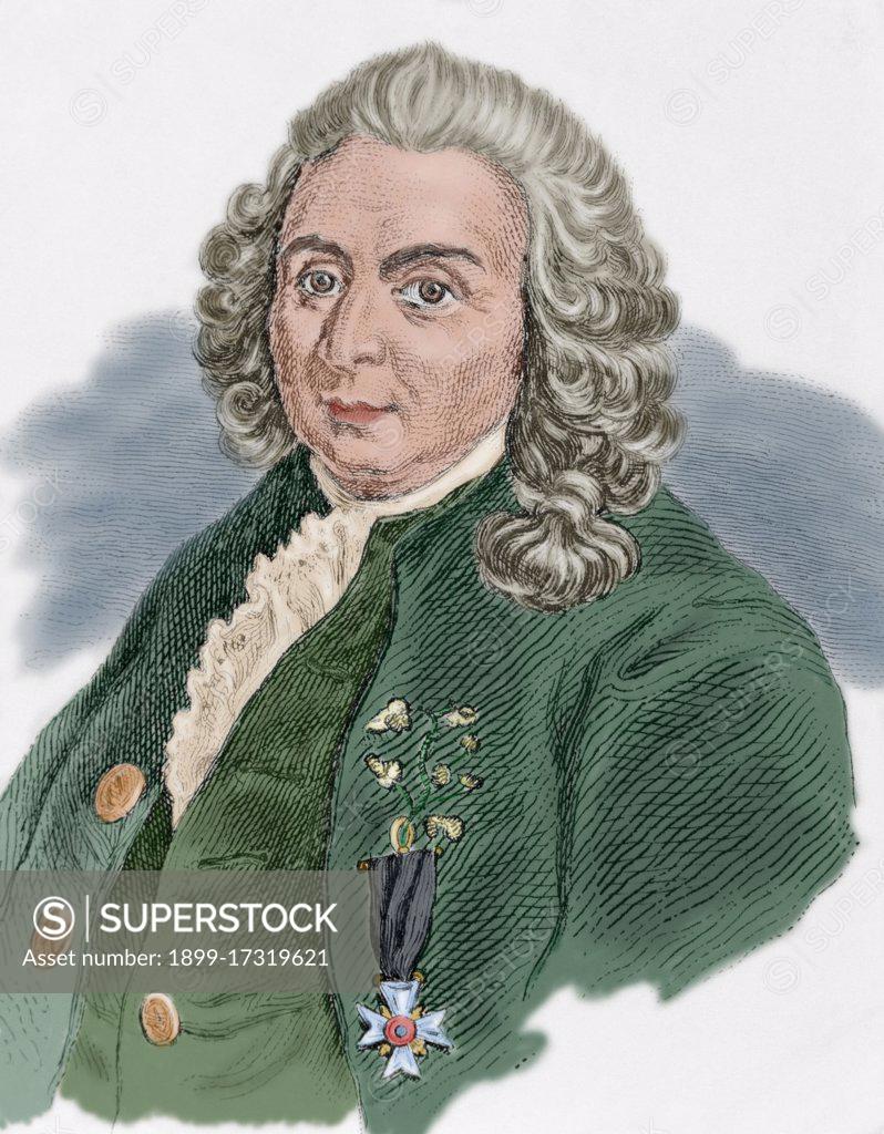 Carl Linnaeus (1707-1778). Swedish physician and botanist