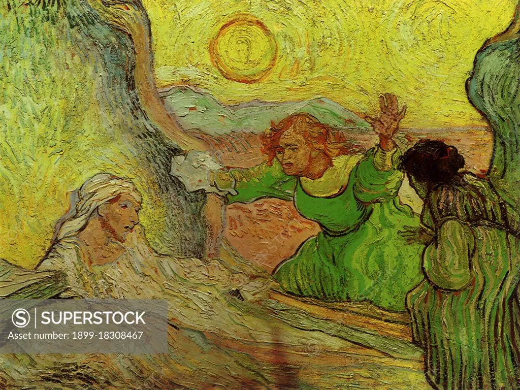 The Raising of Lazarus, Van Gogh, Vincent Willem, 1890.