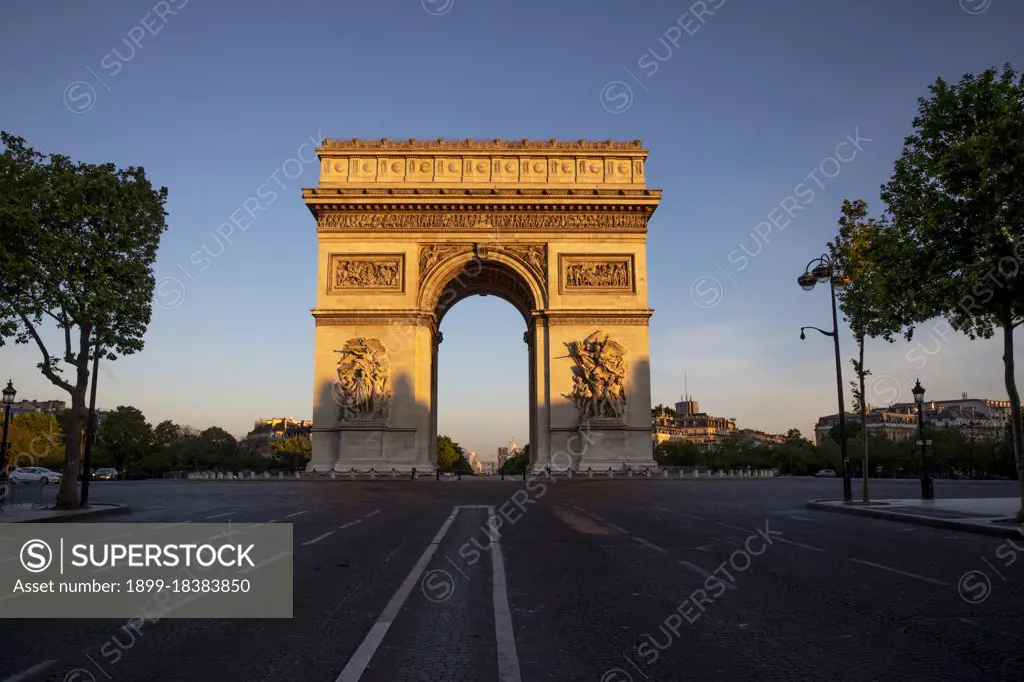 The Ark of Triumph, Paris, France. (Photo by: Philippe Lissac/Godong/UIG)