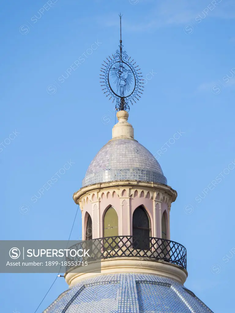 Salta Cathedral (Santuario Nuestro Senor y la Virgen del Milagro). Town Salta in the north of Argentina located in the foothills of the Andes. 'Salta La Linda' is considered as one of the most atmospheric towns in Argentina . South America, Argentina