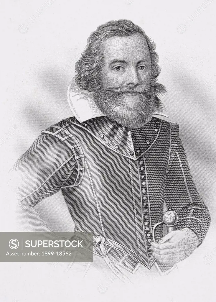 Captain John Smith 1580 to 1631 English soldier and explorer.