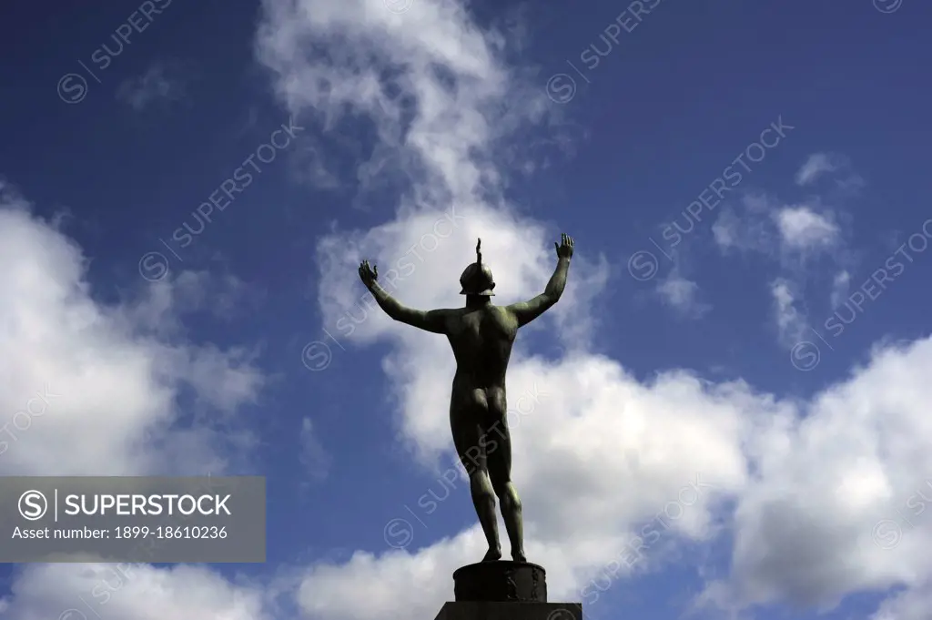 Carl Milles (1875-1955). Swedish sculptor. Solsangaren (The Sun Singer), 1926, at Stromparterren. Stockholm. Sweden. 