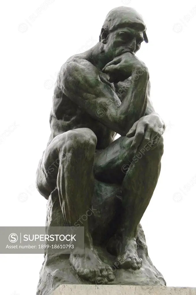 Auguste Rodin (1840-1917). French sculptor. The Thinker, 1903. Rodin Museum, Paris, France.