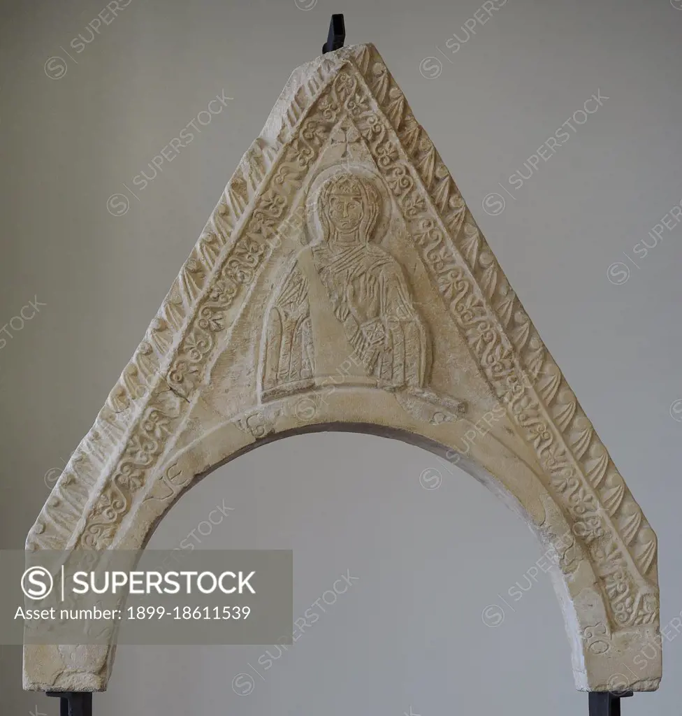 Greece, Athens. Theatre of Dionysus. Prohedria. Chair behind the throne for the priest of Dionysos Ereutherios. 