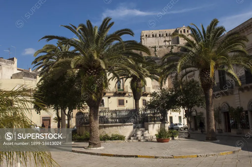 The village of Scicli. the Town Hall. province of Ragusa. Sicily. Italy. Europe. UNESCO World Heritage Site