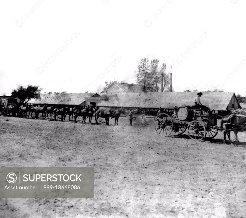 California History - Union Copper Mine, Copperopolis, Calaveras County circa 1866 .