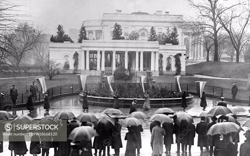 Woman Suffrage Movement -  Woman suffrage picket parade Washington D.C. circa 1917.