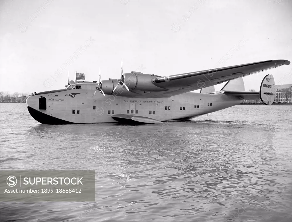 Yankee Clipper Airplane circa 1939.