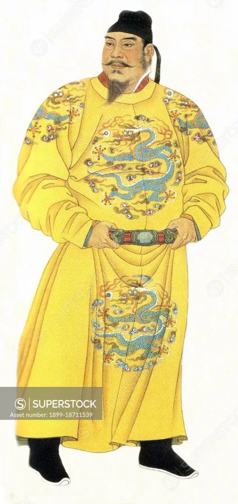 Emperor Taizong of Tang (January 23, 599 - July 10, 649), personal name Li Shimin, was the second emperor of the Tang Dynasty of China, ruling from 626 to 649. He is ceremonially regarded as a co-founder of the dynasty along with Emperor Gaozu. He is typically considered one of the greatest, if not the greatest, emperors in Chinese history. Throughout the rest of Chinese history, Emperor Taizong's reign was regarded as the exemplary model against which all other emperors were measured, and his era was considered a golden age of Chinese history and required study for future crown princes. During his reign, Tang China flourished economically and militarily. For more than a century after his death, Tang China enjoyed peace and prosperity. During Taizong's reign, Tang was the largest and the strongest nation in the world. It covered most of the territory of present-day China, Vietnam, Mongolia and much of Central Asia as far as eastern Kazakhstan. It laid the foundation for Xuanzong's reig