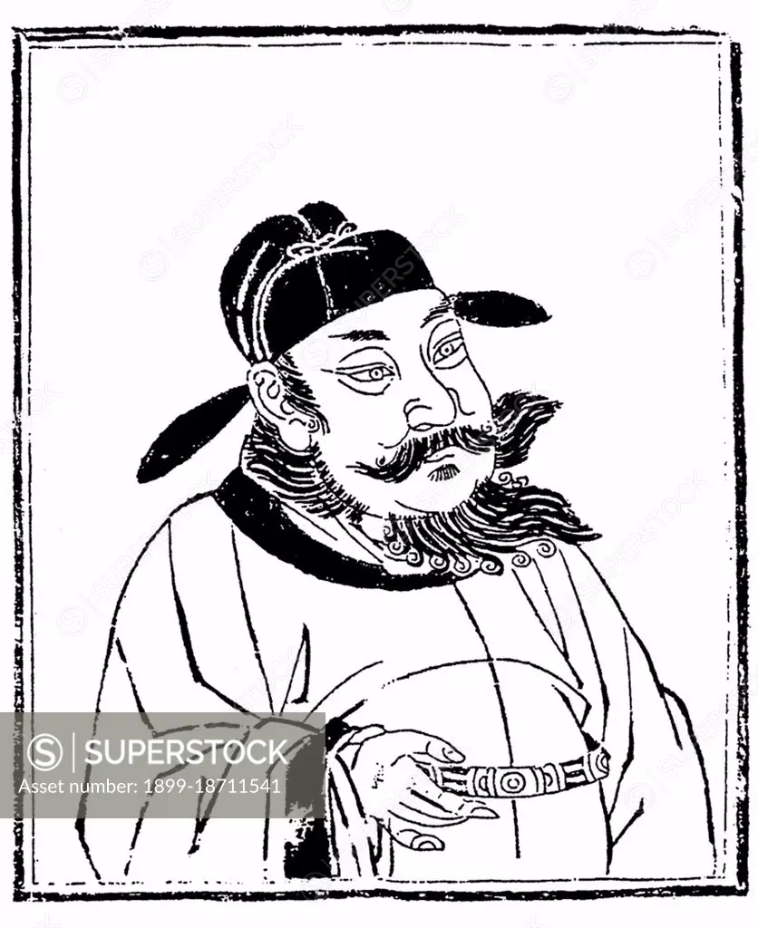 Emperor Taizong of Tang (January 23, 599 - July 10, 649), personal name Li Shimin, was the second emperor of the Tang Dynasty of China, ruling from 626 to 649. He is ceremonially regarded as a co-founder of the dynasty along with Emperor Gaozu. He is typically considered one of the greatest, if not the greatest, emperors in Chinese history. Throughout the rest of Chinese history, Emperor Taizong's reign was regarded as the exemplary model against which all other emperors were measured, and his era was considered a golden age of Chinese history and required study for future crown princes. During his reign, Tang China flourished economically and militarily. For more than a century after his death, Tang China enjoyed peace and prosperity. During Taizong's reign, Tang was the largest and the strongest nation in the world. It covered most of the territory of present-day China, Vietnam, Mongolia and much of Central Asia as far as eastern Kazakhstan. It laid the foundation for Xuanzong's reig