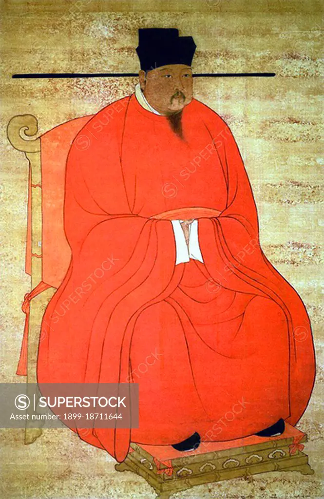 Zhenzong's reign was noted for the consolidation of power and the strengthening of the dynasty. The country prospered, and its military might was further reinforced. However, it would also mark the beginning of a foreign policy towards the Khitan Empire (Liao Dynasty) in the north that would ultimately result in humiliation. Zhenzong founded the world's most celebrated ceramic kiln at Jingdezhen in 1004, which continued to produce porcelain for China's imperial use until the fall of the Qing Dynasty 900 years later. Zhenzong stressed the importance of Daoism at Court. From 1013 to 1015 he issued official decrees deifying the Jade Emperor as the highest ruler of Heaven.<br/><br>  The Song Dynasty (960-1279) was an imperial dynasty of China that succeeded the Five Dynasties and Ten Kingdoms Period (907-960) and preceded the Yuan Dynasty (1271-1368), which conquered the Song in 1279. Its conventional division into the Northern Song (960-1127) and Southern Song (1127-1279) periods marks th