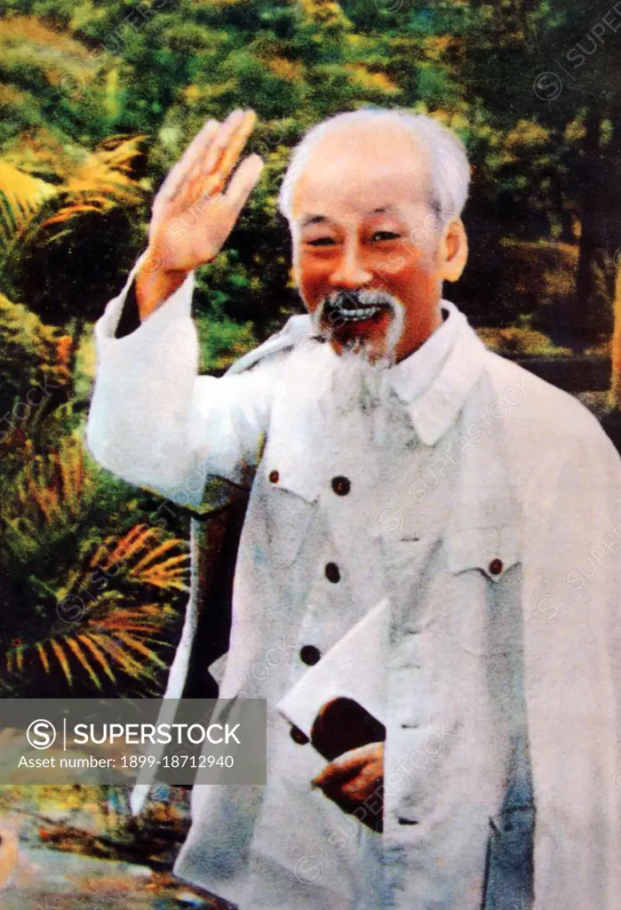 Hồ Chí Minh, born Nguyễn Sinh Cung and also known as Nguyễn Ái Quốc (19 May 1890 - 3 September 1969) was a Vietnamese Communist revolutionary leader who was prime minister (1946-1955) and president (1945-1969) of the Democratic Republic of Vietnam (North Vietnam). He formed the Democratic Republic of Vietnam and led the Viet Cong during the Vietnam War until his death. Hồ led the Viet Minh independence movement from 1941 onward, establishing the communist-governed Democratic Republic of Vietnam in 1945 and defeating the French Union in 1954 at Dien Bien Phu. He lost political power inside North Vietnam in the late 1950s, but remained as the highly visible figurehead president until his death.