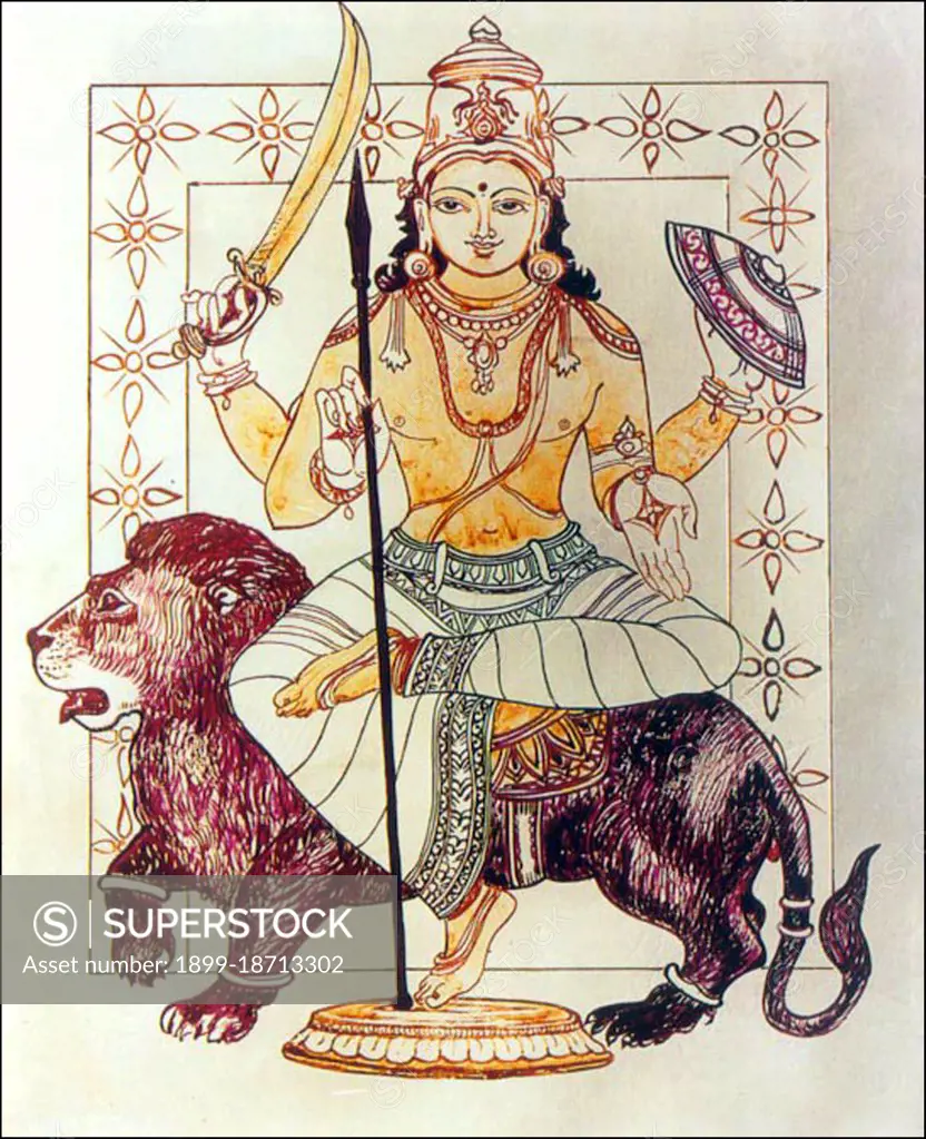 In Hindu mythology, Rahu is a snake that swallows the sun or the moon causing eclipses. He is depicted in art as a dragon with no body riding a chariot drawn by eight black horses. Rahu is one of the navagrahas (nine planets) in Vedic astrology. The Rahu kala (time of day under the influence of Rahu) is considered inauspicious. According to legend, during the Samudra manthan, the asura Rahu drank some of the divine nectar. But before the nectar could pass his throat, Mohini (the female avatar of Vishnu) cut off his head. The head, however, remained immortal. It is believed that this immortal head occasionally swallows the sun or the moon, causing eclipses. Then, the sun or moon passes through the opening at the neck, ending the eclipse. Astronomically (as per Hindu Astrology), Rahu and Ketu denote the two points of intersection of the paths of the Sun and the Moon as they move around the celestial sphere. Therefore, Rahu and Ketu are respectively called the north and the south lunar no