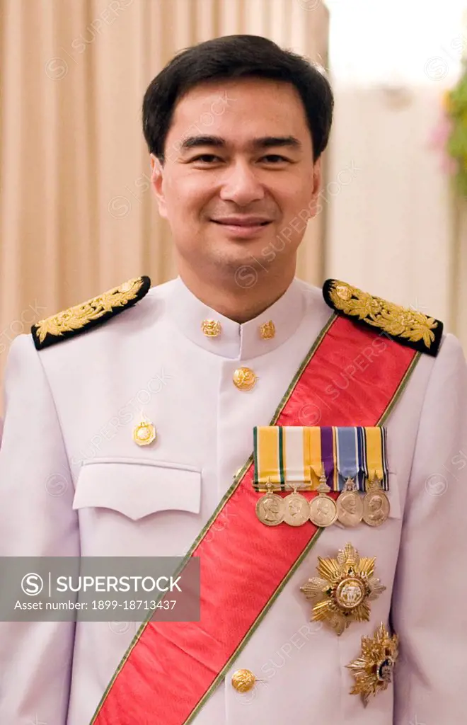 Abhisit Vejjajiva (born 3 August 1964) is a Thai politician who was the 27th Prime Minister of Thailand between 2008 and 2011. Born in England, Abhisit attended Eton College and earned bachelors and masters degrees from the University of Oxford. He was elected to the Parliament of Thailand at age 27, and promoted to Democrat Party leader in 2005, after his predecessor resigned following the party's defeat in the 2005 general election. Abhisit was appointed Prime Minister of Thailand on 17 December 2008, following a Parliamentary vote after the Constitutional Court of Thailand removed Prime Minister Somchai Wongsawat from office. At age 44, he was the country's youngest prime minister in more than 60 years.