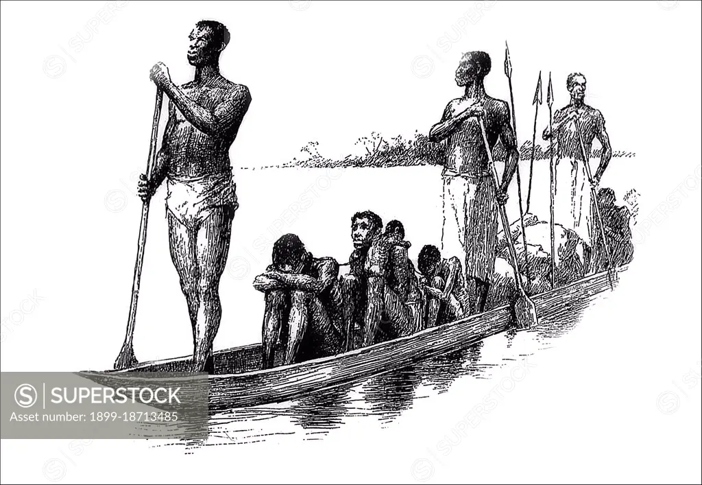 Black slaves were imported into the Muslim world from Africa by a number of routes northward across the Sahara desert, and by sea into Arabia and the Persian Gulf. Estimates of the number involved vary greatly but it seems that there may easily have been 10 million, perhaps even twice that number. Two-thirds of African slaves were female. The males were considered to be troublesome. An uprising of slaves from West Africa, the Zanj, who had been imported into the Tigris-Euphrates delta to reclaim salt marshland through their backbreaking labour, lasted from 869 until 883. The mortality rate was very high because of the harsh conditions, but the trade was so lucrative that merchants were not deterred by the numbers who died. Harrowing eye witness accounts tell of the vast scale and miserable conditions of the slave trade in Africa. In the 1570s many thousands of black Africans were seen for sale in Cairo on market days. In 1796 a caravan was seen by a British traveller leaving Darfur wit