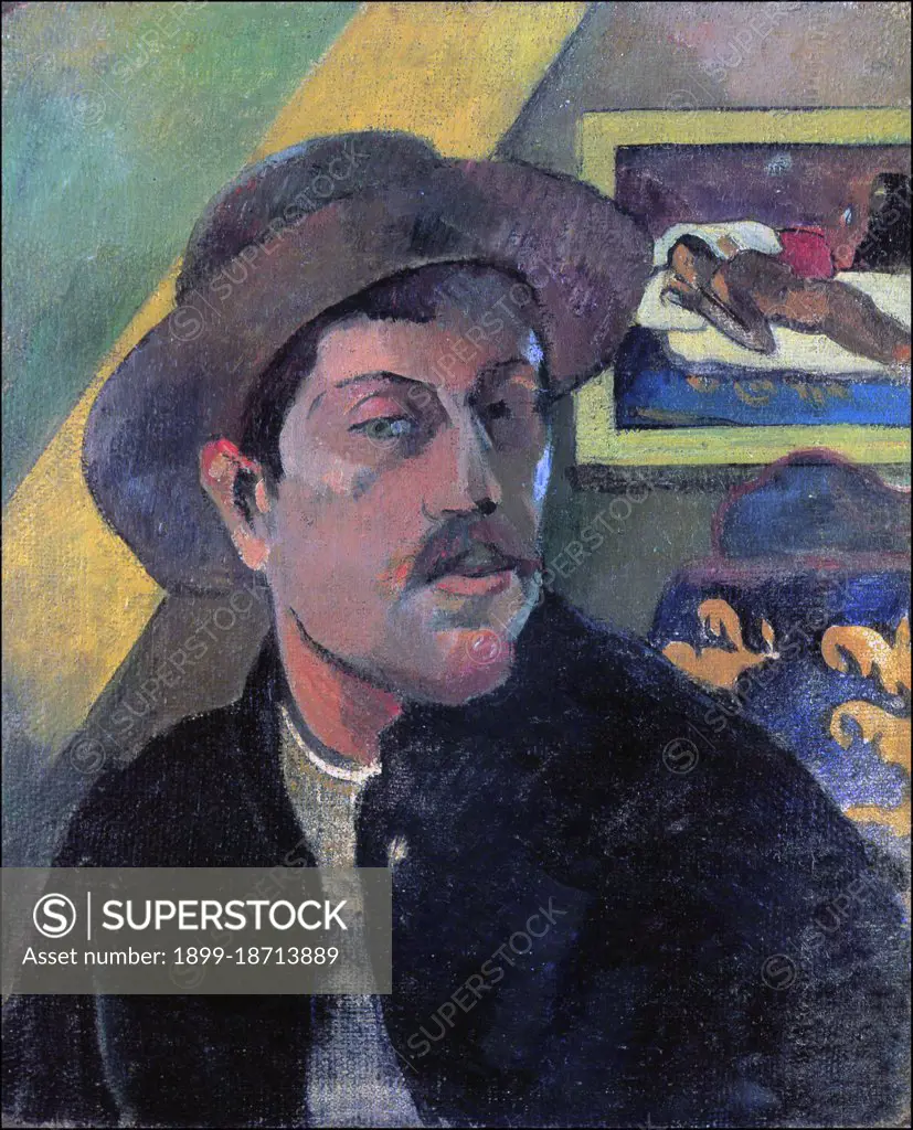 Paul Gauguin was born in Paris in 1848 and spent some of his childhood in Peru. He worked as a stockbroker with little success, and suffered from bouts of severe depression. He also painted. In 1891, Gauguin, frustrated by lack of recognition at home and financially destitute, sailed to the tropics to escape European civilization and 'everything that is artificial and conventional'. His time there, particularly in Tahiti and the Marquesas Islands, was the subject of much interest both then and in modern times due to his alleged sexual exploits. He was known to have had trysts with several  native girls, some of whom appear as subjects of his paintings. Gauguin died on 8 May 1903 and is buried in Calvary Cemetery (Cimetière Calvaire), Atuona, Hiva Oa, Marquesas Islands, French Polynesia.