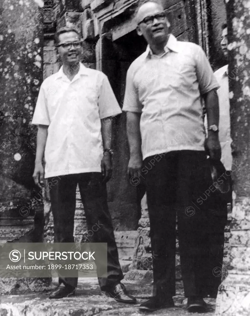 Son Sen (June 12, 1930 - June 10, 1997), member of the Central Committee of the Communist Party of Kampuchea, aka the Khmer Rouge, from 1974 to 1992, Sen oversaw the Party's security apparatus, including the Santebal secret police and the notorious security prison S-21 at Tuol Sleng. Son Sen was married to Yun Yat, who became the Party's Minister of Education and Information. Along with the rest of his family, he was killed on the orders of Pol Pot during a 1997 factional split in the Khmer Rouge at Anlong Veng. The Khmer Rouge, or Communist Party of Kampuchea, ruled Cambodia from 1975 to 1979, led by Pol Pot, Nuon Chea, Ieng Sary, Son Sen and Khieu Samphan. It is remembered primarily for its brutality and policy of social engineering which resulted in millions of deaths. Its attempts at agricultural reform led to widespread famine, while its insistence on absolute self-sufficiency, even in the supply of medicine, led to the deaths of thousands from treatable diseases (such as malaria)