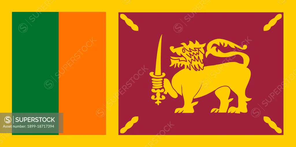 The Flag of Sri Lanka, also called the Lion Flag, consists of a gold lion, holding a sword in its right fore paw, in front of a crimson background. Sri Lanka had always been an important port and trading post in the ancient world, and was increasingly frequented by merchant ships from the Middle East, Persia, Burma, Thailand, Malaysia, Indonesia and other parts of Southeast Asia. The islands were known to the first European explorers of South Asia and settled by many groups of Arab and Malay merchants. A Portuguese colonial mission arrived on the island in 1505 headed by Lourenco de Almeida, the son of Francisco de Almeida. At that point the island consisted of three kingdoms, namely Kandy in the central hills, Kotte at the Western coast, and Yarlpanam (Anglicised Jaffna) in the north. The Dutch arrived in the 17th century. The British East India Company took over the coastal regions controlled by the Dutch in 1796, and in 1802 these provinces were declared a crown colony under direct 