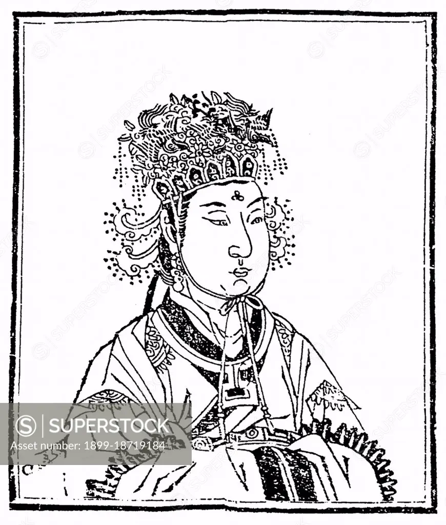 Wu Zetian ( 624-705), personal name Wu Zhao, often referred to as Tian Hou during the Tang Dynasty and Empress Consort Wu in later times, was the only woman in the history of China to assume the title of Empress Regnant. As de facto ruler of China first through her husband and her sons from 665 to 690, not unprecedented in Chinese history, she then broke all precedents when she founded her own dynasty in 690, the Zhou (interrupting the Tang Dynasty), and ruled personally under the name Sacred and Divine Empress Regnant and variations thereof from 690 to 705. Her rise and reign has been criticized harshly by Confucian historians but has been viewed under a different light since 1949.