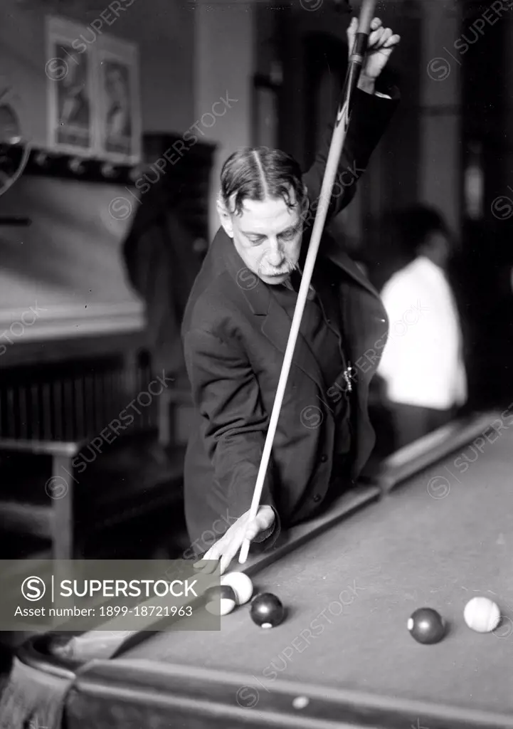 World Champion Billard Player Alfredo de Oro circa 1914. 