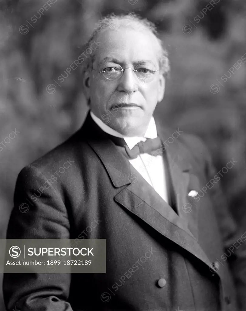 American Labor Union Leader Samuel Gompers circa 1905-1924.