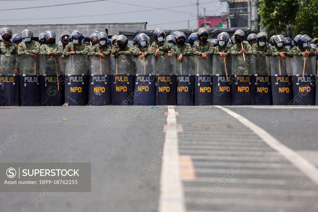 Police Block Roads Ahead Of President Rodrigo Dutertes Last State Of