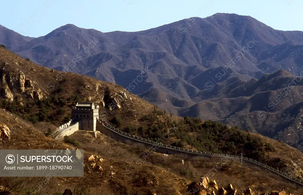 The Great Wall (Wanli Changcheng) is one of mankind's greatest achievements and dates back more than two millennia, when a series of shorter walls were systematically linked during the Qin dynasty (221-206 BCE) to protect Chinas northern borders. The Wall, originally built to keep out barbarian invaders from the north, stretches more than 5,900km (3,700 miles) from the Bohai Gulf in the Yellow Sea to Jiayuguan in the mountains of Gansu province. While the bulk of the wall is now in ruins, some sections have been repaired in recent years. The Ming rulers, who in 1368 put an end to the alien Mongol Yuan dynasty, forcing them back to their ancestral homelands outside the wall, decided to rebuild the Wall into a formidable barrier, the 'Ten Thousand Li Great Wall'. This enormous project took over 100 years, but in the end failed to prevent the invasion of China by the Manchus in the mid-17th century. As a result, much of the wall in northeast China today dates back to the Ming period.