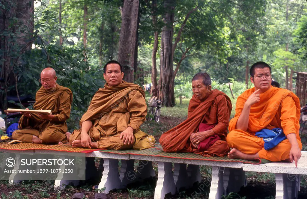 Every late May or June, near the beginning of the Rainy Season, two little-known but archaic rituals are held in the environs of Chiang Mai, northern Thailand. These are the related Pu Sae and Ya Sae ceremonies, which are believed to pre-date the introduction of Buddhism to Northern Thailand. The traditions which they encompass similarly pre-date Thai and even Mon settlement in the area, and are associated with the Lawa, the earliest-known inhabitants of Chiang Mai. According to tradition, Pu Sae and Ya Sae are the guardian spirits of Chiang Mai. Together with their son, Sudeva Rikshi, they wander the slopes of Doi Suthep (Suthep Mountain), where they are attended by six lesser spirits. Although they are now thought of as 'giants', in their lifetimes Pu Sae and Ya Sae were almost certainly Lawa, the indigenous inhabitants of the region before the establishment of the Mon Kingdom of Haripunjaya (Lamphun), and whilst the Thai still lived mainly in South China. Legend has it that Pu Sae, 