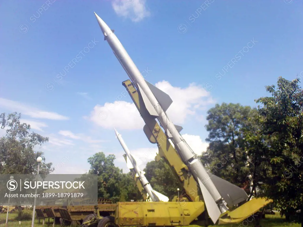 The S-75 Dvina (Russian: -75; NATO reporting name SA-2 Guideline) is a Soviet-designed, high-altitude, command guided, surface-to-air missile (SAM) system. Since its first deployment in 1957, it has become the most widely-deployed and -used air defense missile in history, scoring the first successful engagement of an enemy aircraft by a SAM ever, shooting down a Taiwanese RB-57D over China, on October 7, 1959 by hitting it with three V-750 (1D) missiles at an altitude of 20 km (65,600 ft). This system first gained international fame when an S-75 battery, using the newer, longer range and higher altitude V-750VN (13D) missile shot down the U-2 of Francis Gary Powers overflying the Soviet Union on May 1, 1960. The system was also deployed in Cuba during the Cuban Missile Crisis, where on October 27, 1962, it shot down the U-2 flown by Rudolf Anderson, almost precipitating a nuclear war. Later, North Vietnamese forces used the S-75 extensively during the Vietnam War to defend Hanoi and H