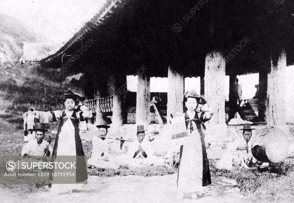 Kisaeng (also spelled gisaeng), sometimes called ginyeo, were female official prostitutes or entertainers. Kisaeng are artists who work to entertain others, such as the yangban aristocracy and kings. First appearing in the Goryeo Dynasty, kisaeng were legally entertainers of the government, required to perform various functions for the state. Many were employed at court, but they were also spread throughout the country. They were carefully trained, and frequently accomplished in the fine arts, poetry, and prose, although their talents were often ignored due to their inferior social status. Women of the kisaeng class performed various roles, although they were all of the same low status in the eyes of yangban society. Aside from entertainment, these roles included medical care and needlework. In some cases, such as at army bases, kisaeng were expected to fill several such roles. Kisaeng, both historic and fictional, play an important role in Korean conceptions of the traditional culture