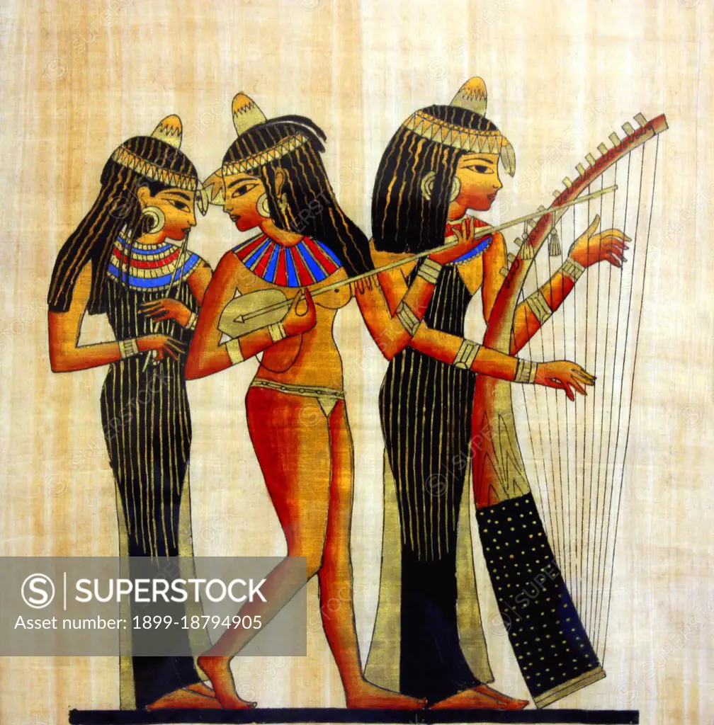 The music of Egypt has been an integral part of Egyptian culture since ancient times. The ancient Egyptians credited one of their Gods Thoth with the invention of music, which Osiris in turn used as part of his effort to civilize the world. The earliest material and representational evidence of Egyptian musical instruments dates to the Predynastic period, but the evidence is more securely attested in the Old Kingdom when harps, flutes and double clarinets were played. Percussion instruments, lyres and lutes were added to orchestras by the Middle Kingdom. Cymbals frequently accompanied music and dance, much as they still do in Egypt today. Egyptian folk music, including the traditional Sufi dhikr rituals, are the closest contemporary music genre to ancient Egyptian music, having preserved many of its features, rhythms and instruments.