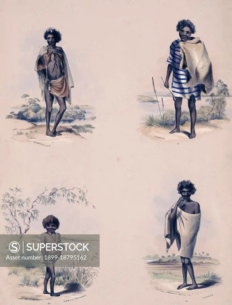 Portraits of the aboriginal inhabitants . 