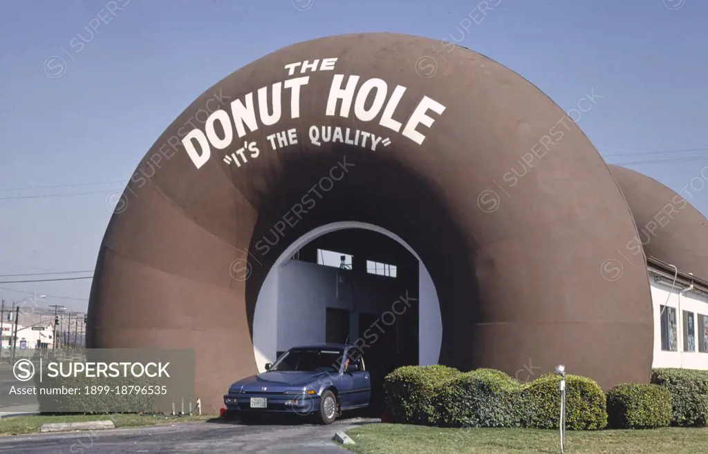 1990s America -  The Donut Hole, La Puente, California 1991. 