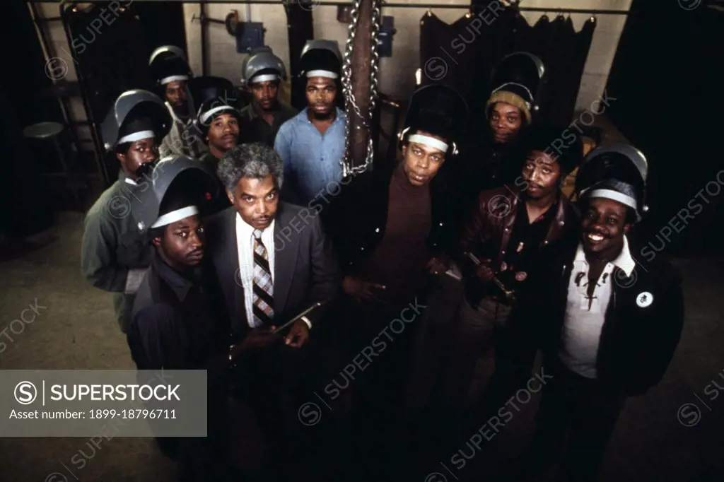 1973  - A Class Of Black Student Welders With Their Instructor At A Former Grade School In The Heart Of The Cabrini-green Housing Project, 10/1973. 