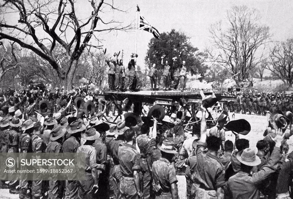 The fall of Mandalay on 20th March 1945 was the culmination of an advance of 640 kilometres (400 miles) against ever increasing opposition which carried the 19th Indian Division of the British Indian Army from the banks of the Chindwin River to the walls of Fort Dufferin in Mandalay. Both the 1st and 4th Battalions of the 6th Gurkha Rifles served in the 19th Indian Division during this period. The 1st Battalion was in the 64th Indian Infantry Brigade, for the most part leading the Divisions advance and covering the north and west flanks. The 4th Battalion was in the 62nd Indian Infantry Brigade. It was this lightening advance over difficult and sometimes treacherous terrain chasing a tenacious and often fanatical enemy that was a principal factor in the defeat of the Japanese.